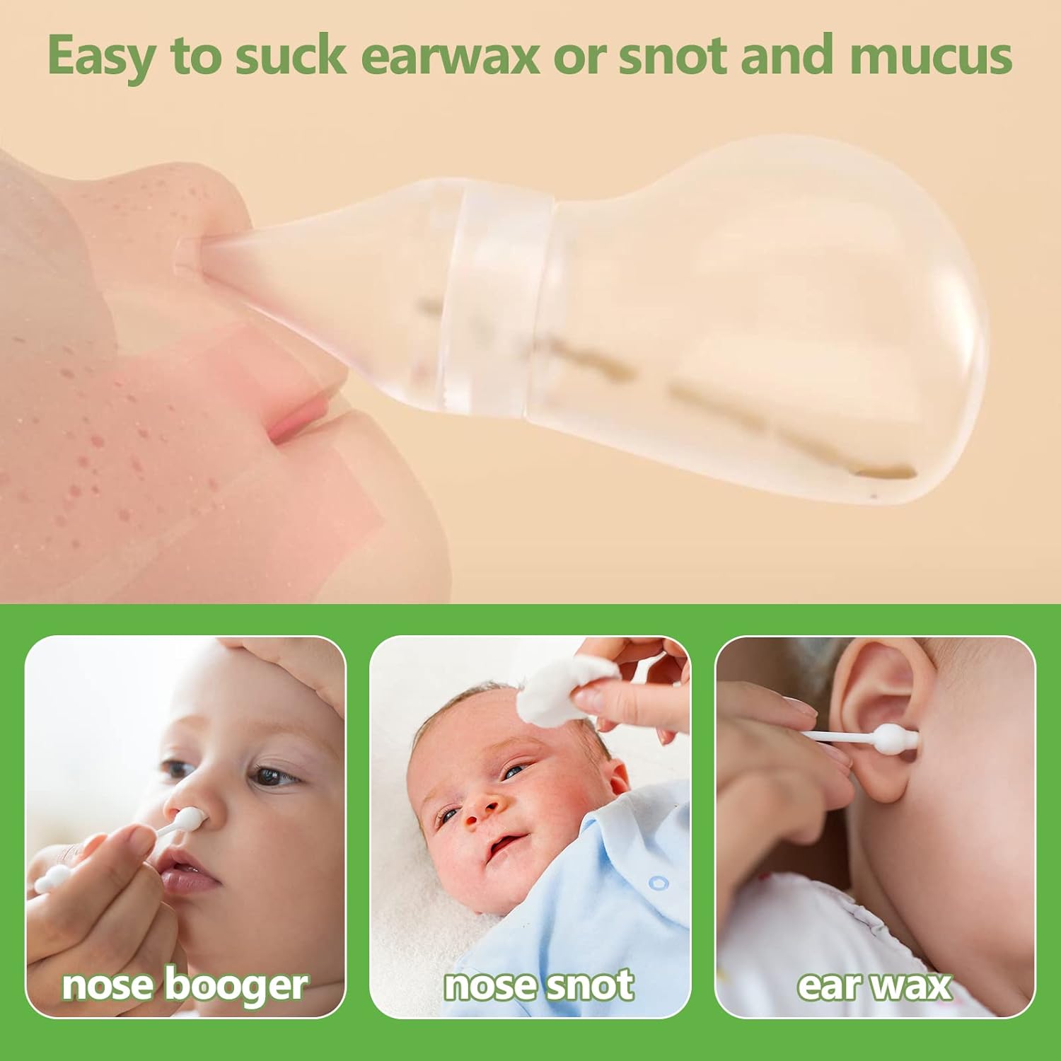 Haakaa Silicone Baby Nasal Aspirator