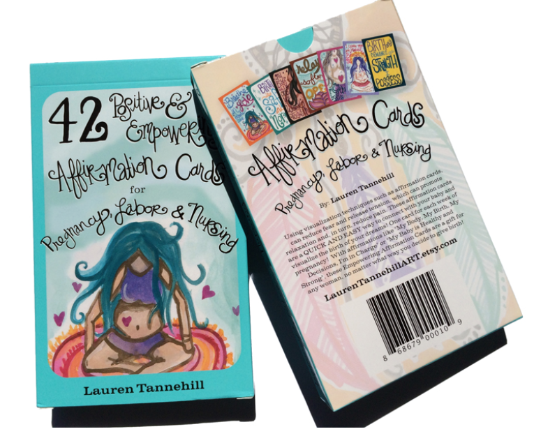 Pregnancy Labor & Nursing Affirmation Cards