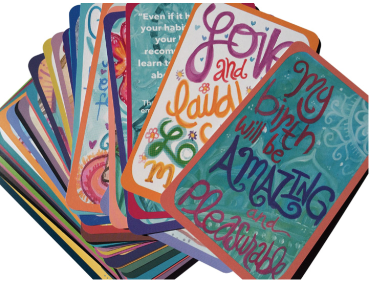 Pregnancy Labor & Nursing Affirmation Cards